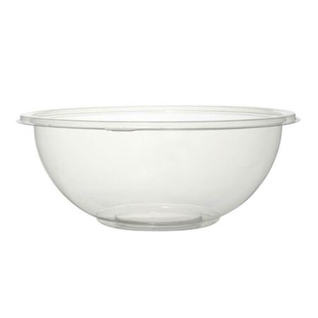 FINELINE SETTINGS Clear 32 oz. Serving Bowl Flat PET Lid 5032-FL